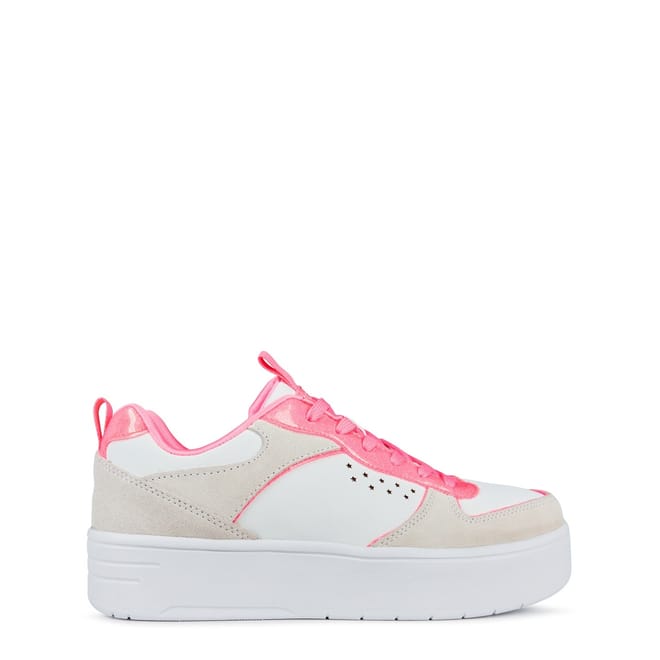 Color Pop Lace Up Low Top Trainers