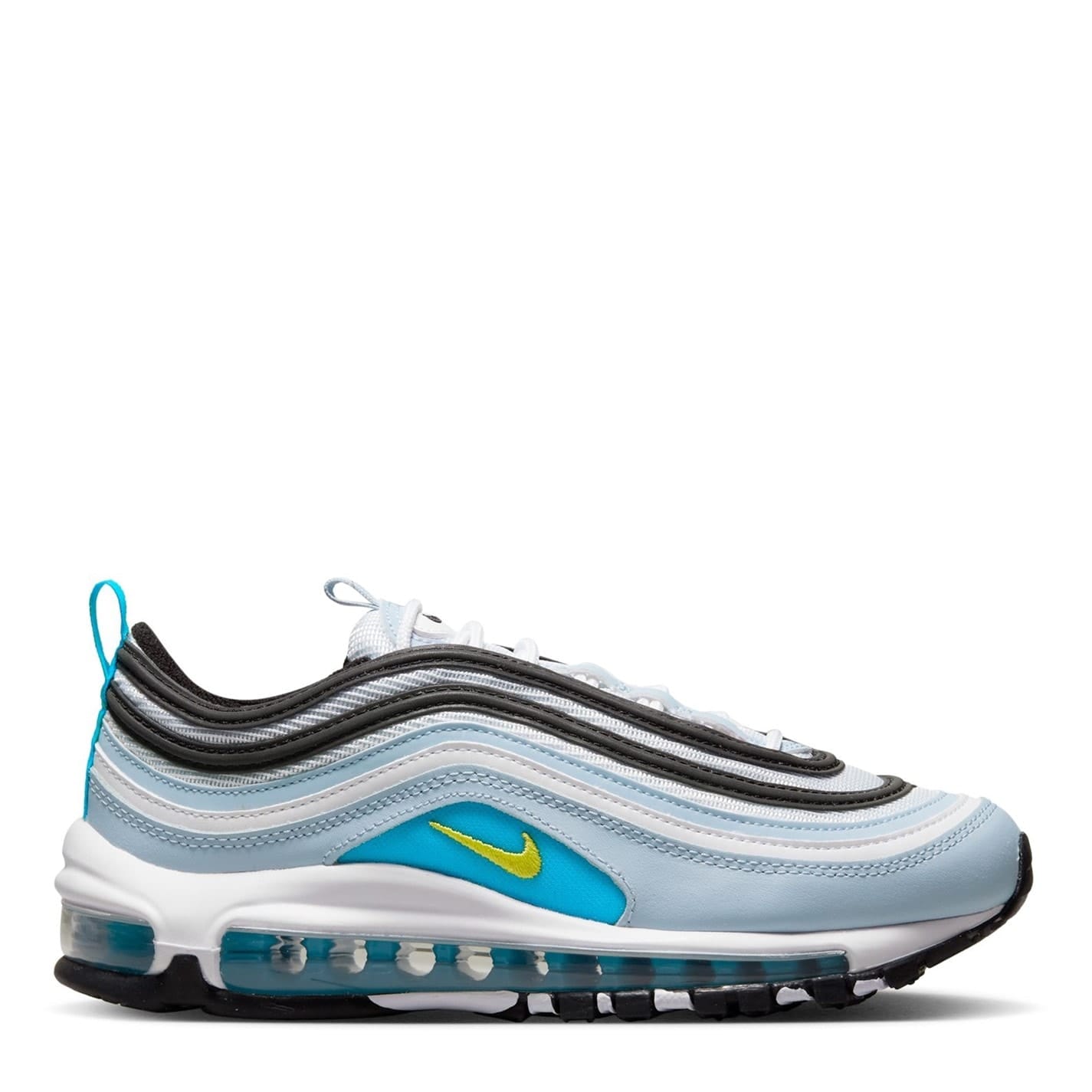 Blue Nike Air Max 97 Junior Trainers Get The Label