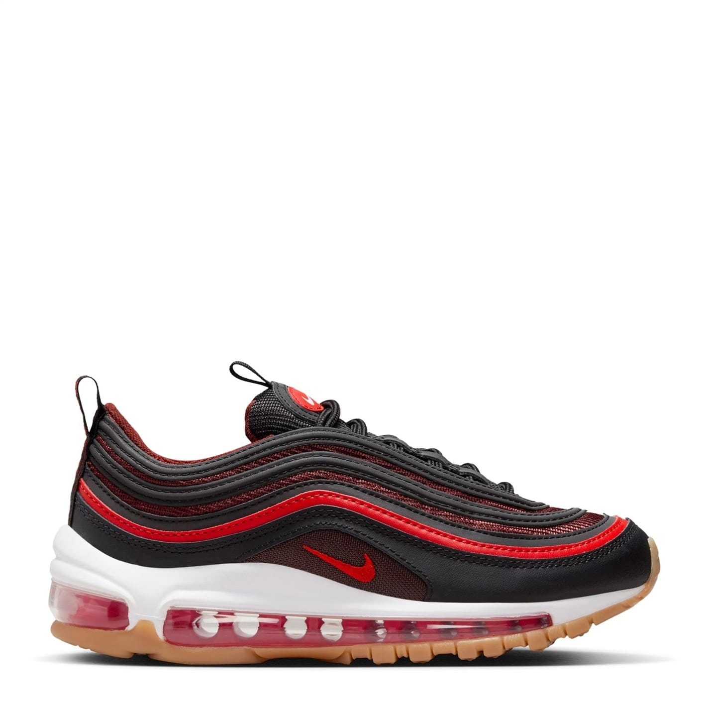 Black Nike Air Max 97 Junior Trainers Get The Label