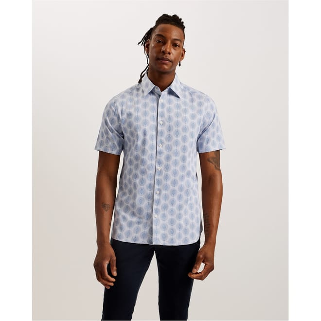 Pearsho Regular Fit Short Sleeve Shirt