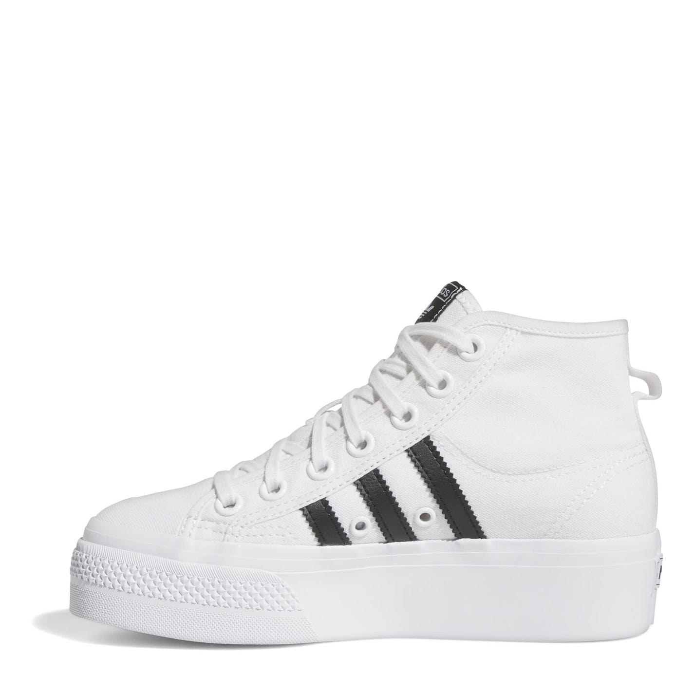 White adidas Originals Nizza Pf Hi-Top Sneakers - Get The Label