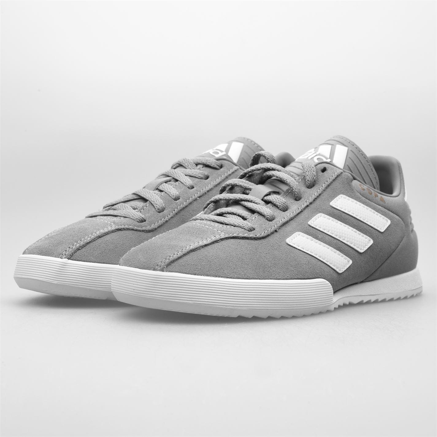 Grey adidas Copa Super Suede Childrens Trainers Get The Label