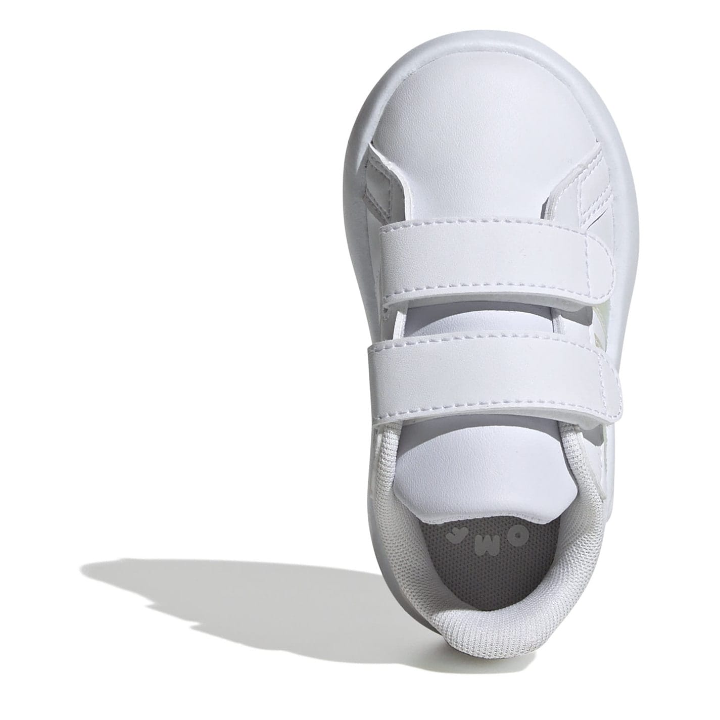 White adidas Grand Court 2.0 Shoes Infant Girls Get The Label