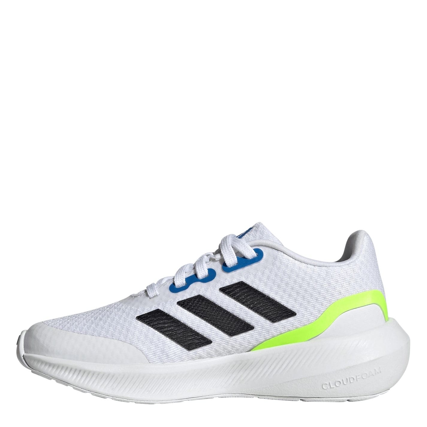 adidas Run Falcon 3 Junior Boys Running Shoes in White