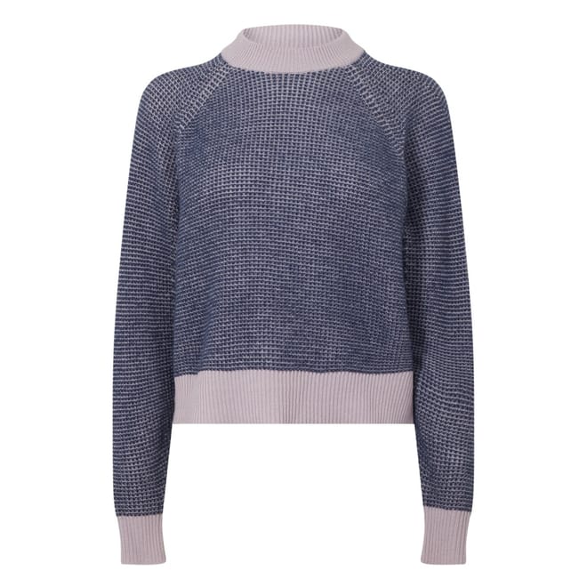 Mock Neck Relaxed Fit Long Sleeve Sweater