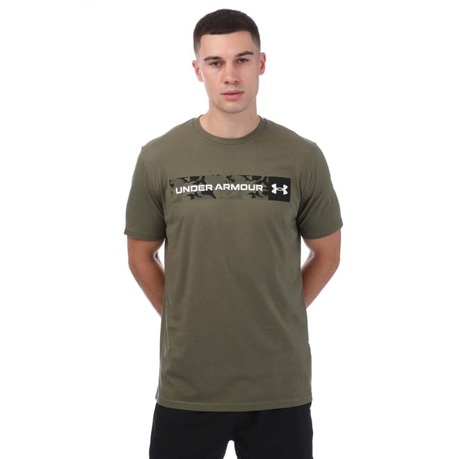 Camo Chest Stripe Short Sleeve