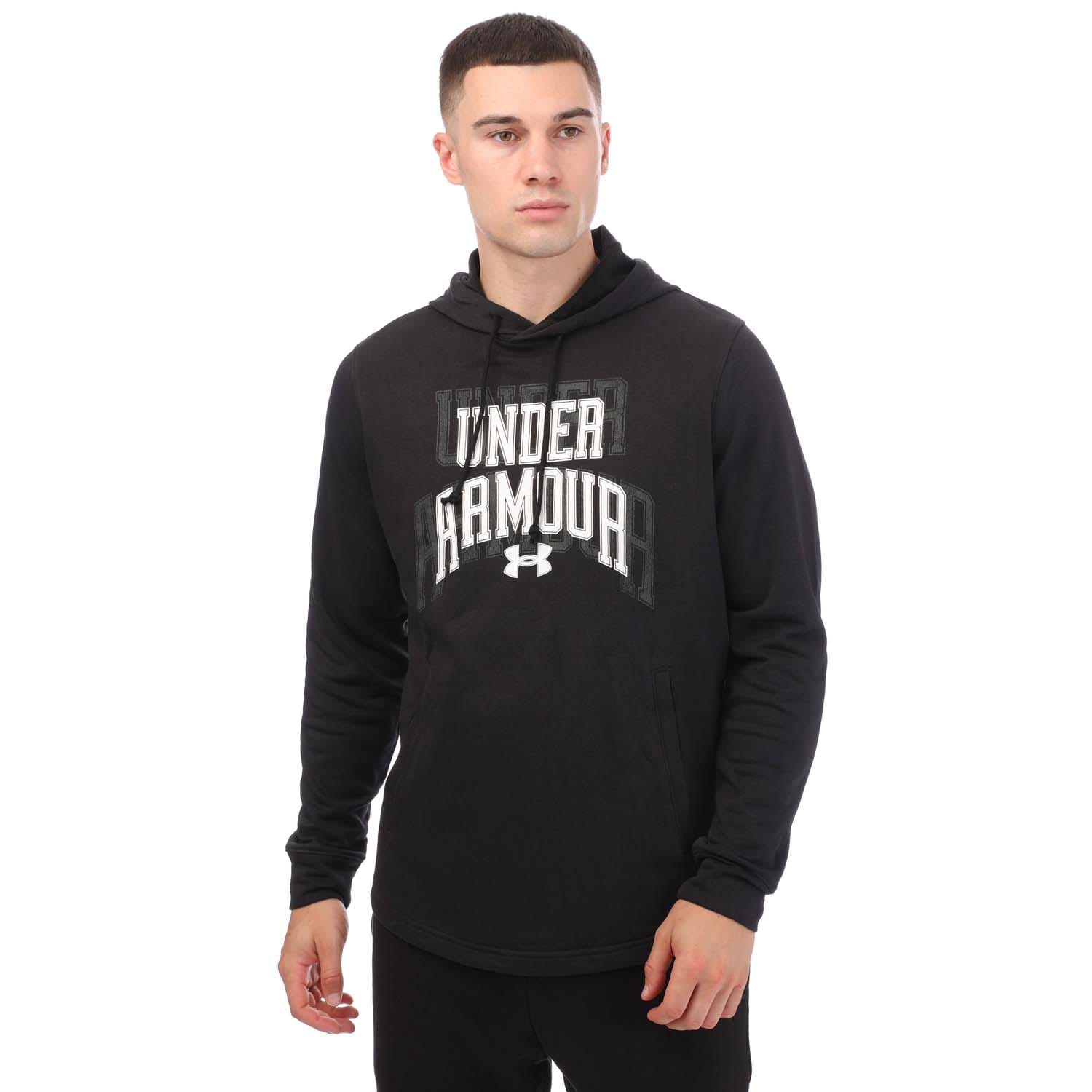 Under Armour Rival Terry Graphic Hoodie - Black