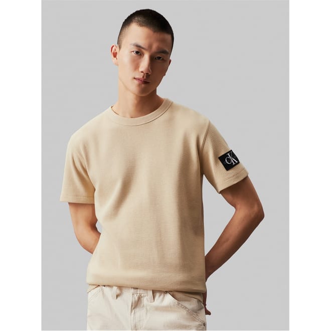 Waffle Regular Fit Crew Neck T-Shirt