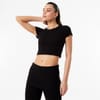 Sophie Habboo Cropped Crew Neck Slim Fit T-Shirt