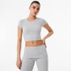 Sophie Habboo Cropped Slim Fit Crew Neck T-Shirt