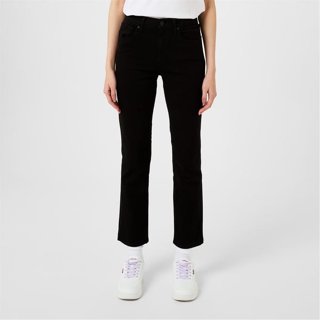 High Rise Straight Jeans