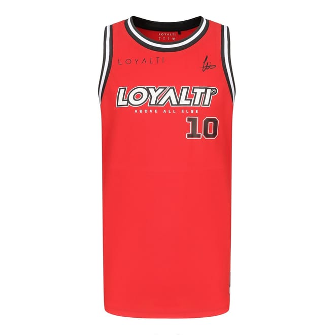 Basketball Logo Print Regular Fit Tank