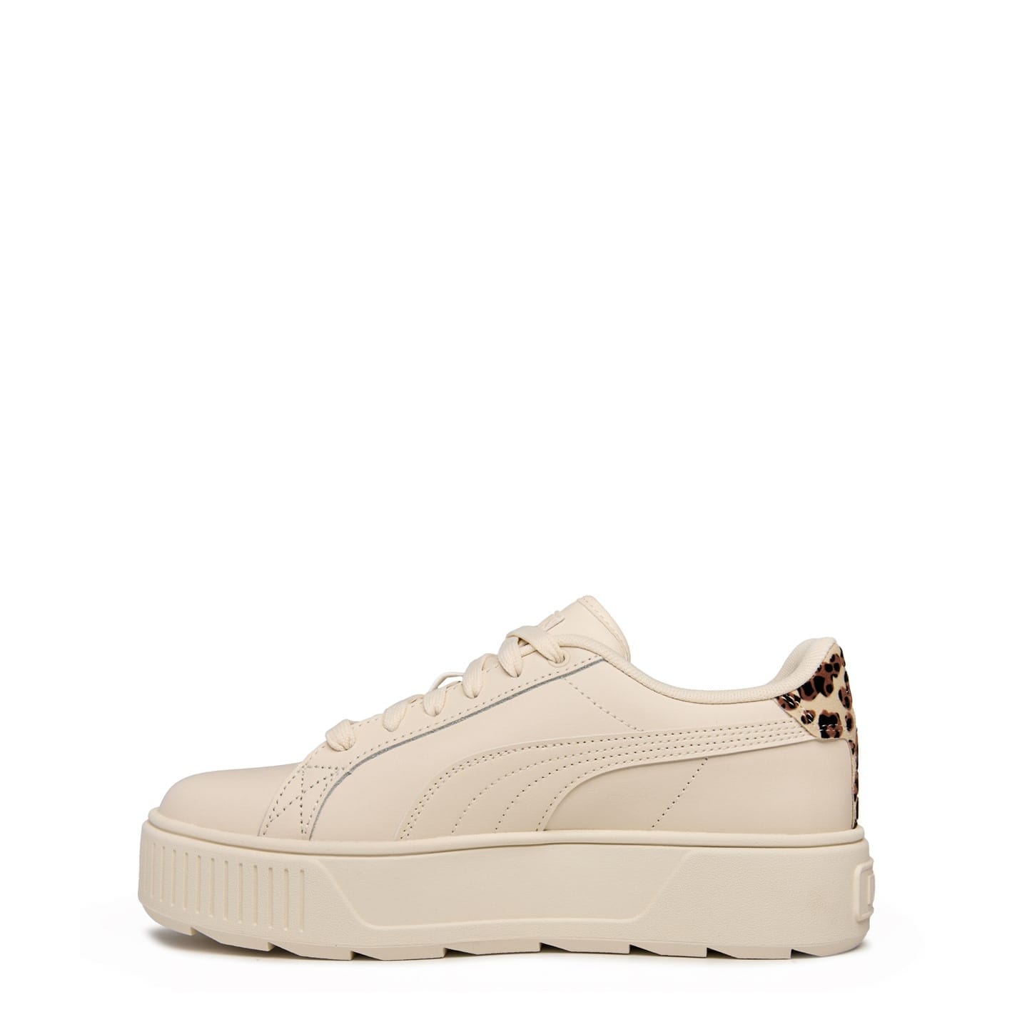 Puma platform sneakers beige hotsell