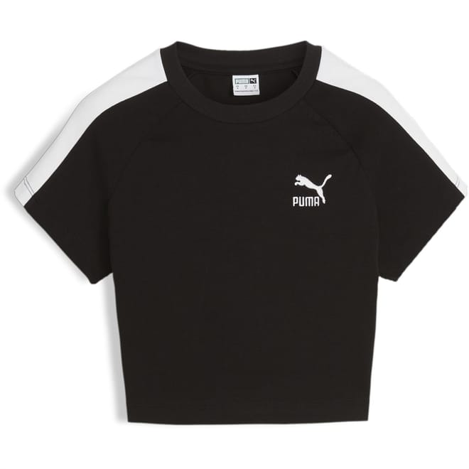 Cropped Crew Neck Regular Fit T-Shirt