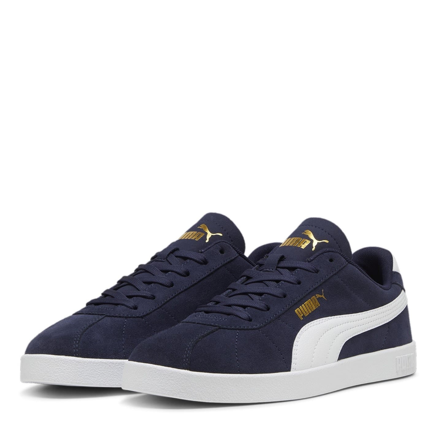 Blue Puma Club II Low Top Sneakers Get The Label