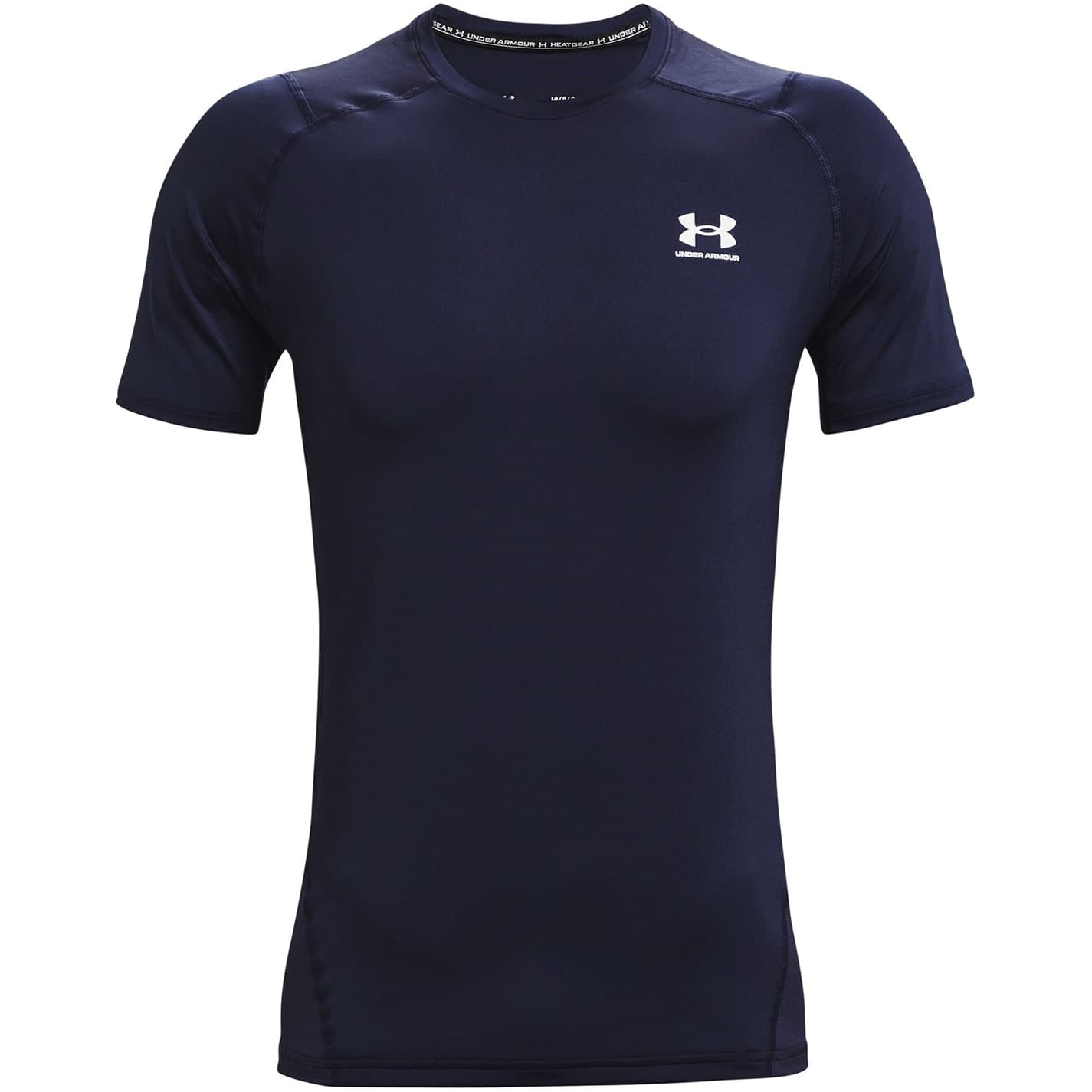 Blue Under Armour Mens Heatgear Armour Fitted Short Sleeve Training Top Get The Label