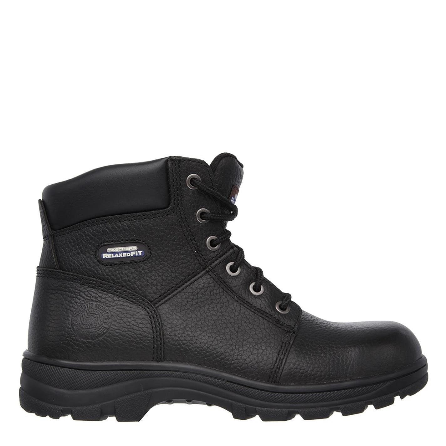 Black Skechers Work Workshire Mens Steel Toe Cap Safety Boots Get The Label