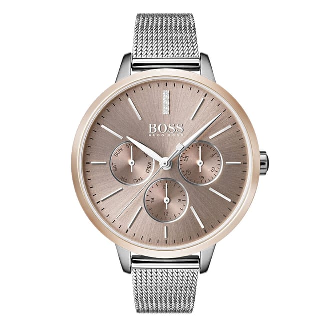 Symphony Stainless Steel Mesh Strap Watch