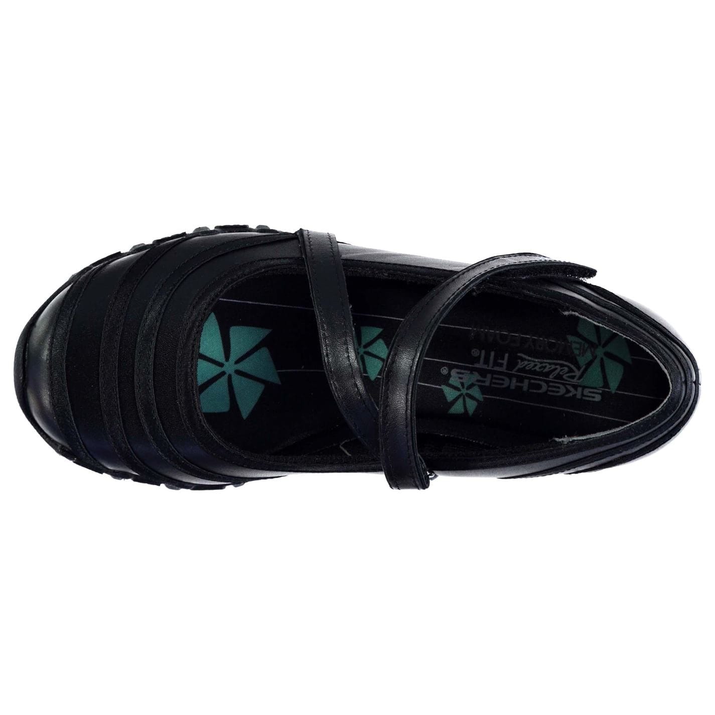 Black Skechers Riboneer Memory Foam Ladies Shoes Get The Label