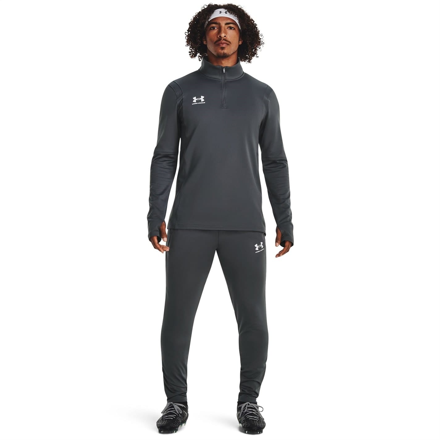 Under Armour Mens Armour Challenger Knit Trousers in Grey
