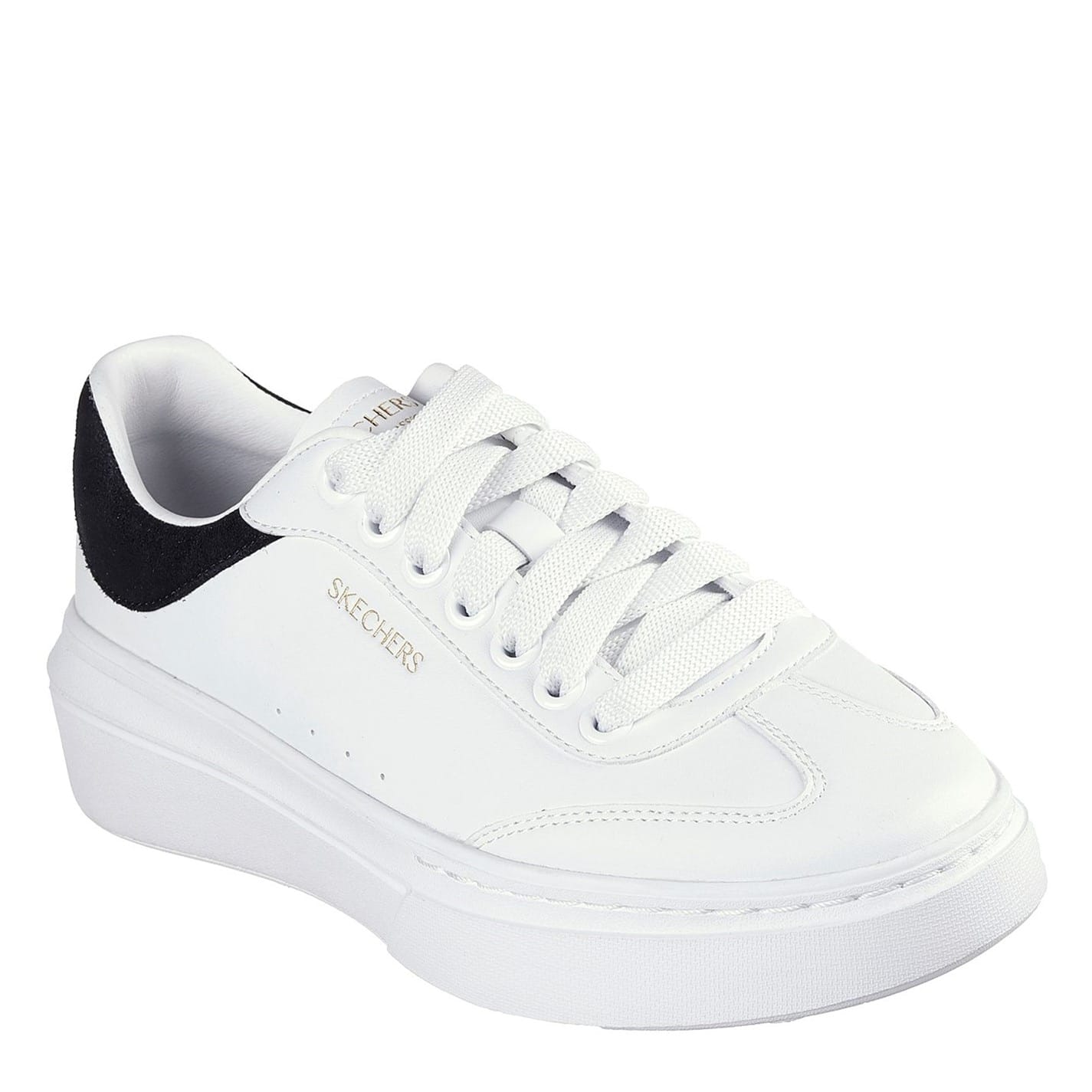 White Skechers Cordova Classic Low Top Trainers Get The Label