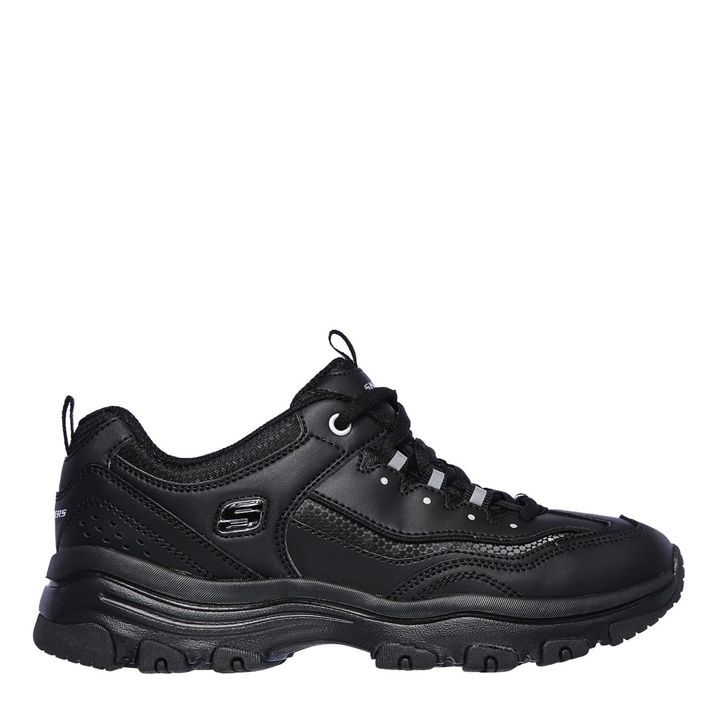 Black Skechers Dlite Trainers Ladies Get The Label