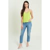 Lace Trim Spaghetti Strap Tank