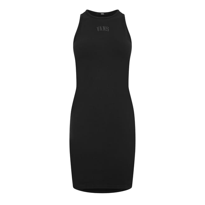 Varsity Crew Neck Knee Length Tank Dress