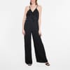 Frill Strappy V-Neck Sleeveless Jumpsuit