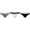 Womens Bodywear 3 Pack Thong Briefs