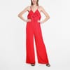Frill Strappy Blouson Jumpsuit
