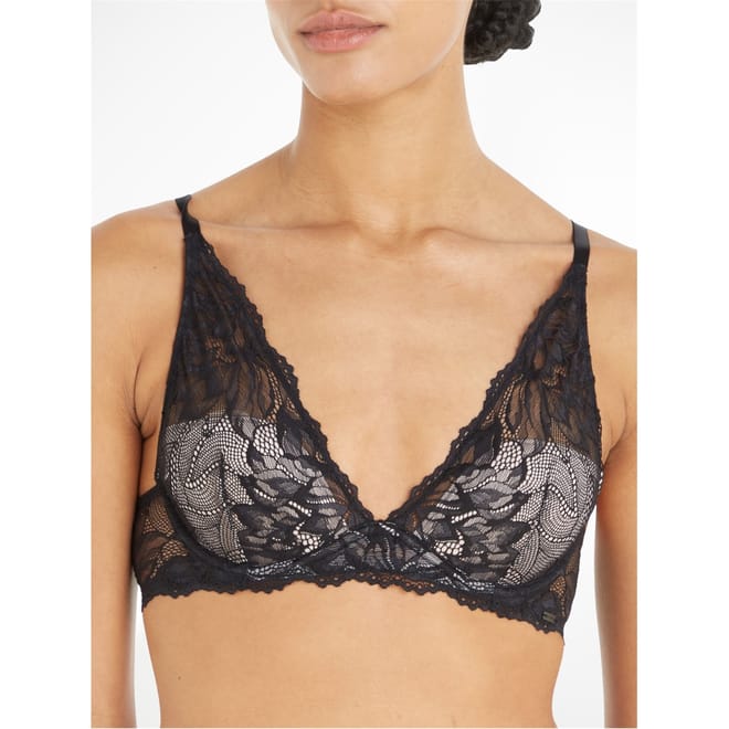 Comfort Floral Plunge Bra