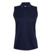 Sleeveless Knit Polo Shirt Ladies