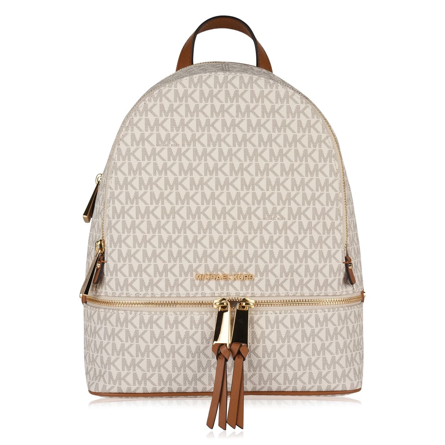 Cream Michael Kors Zip Backpack Get The Label