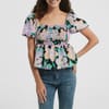 Square Neck Regular Fit Blouse