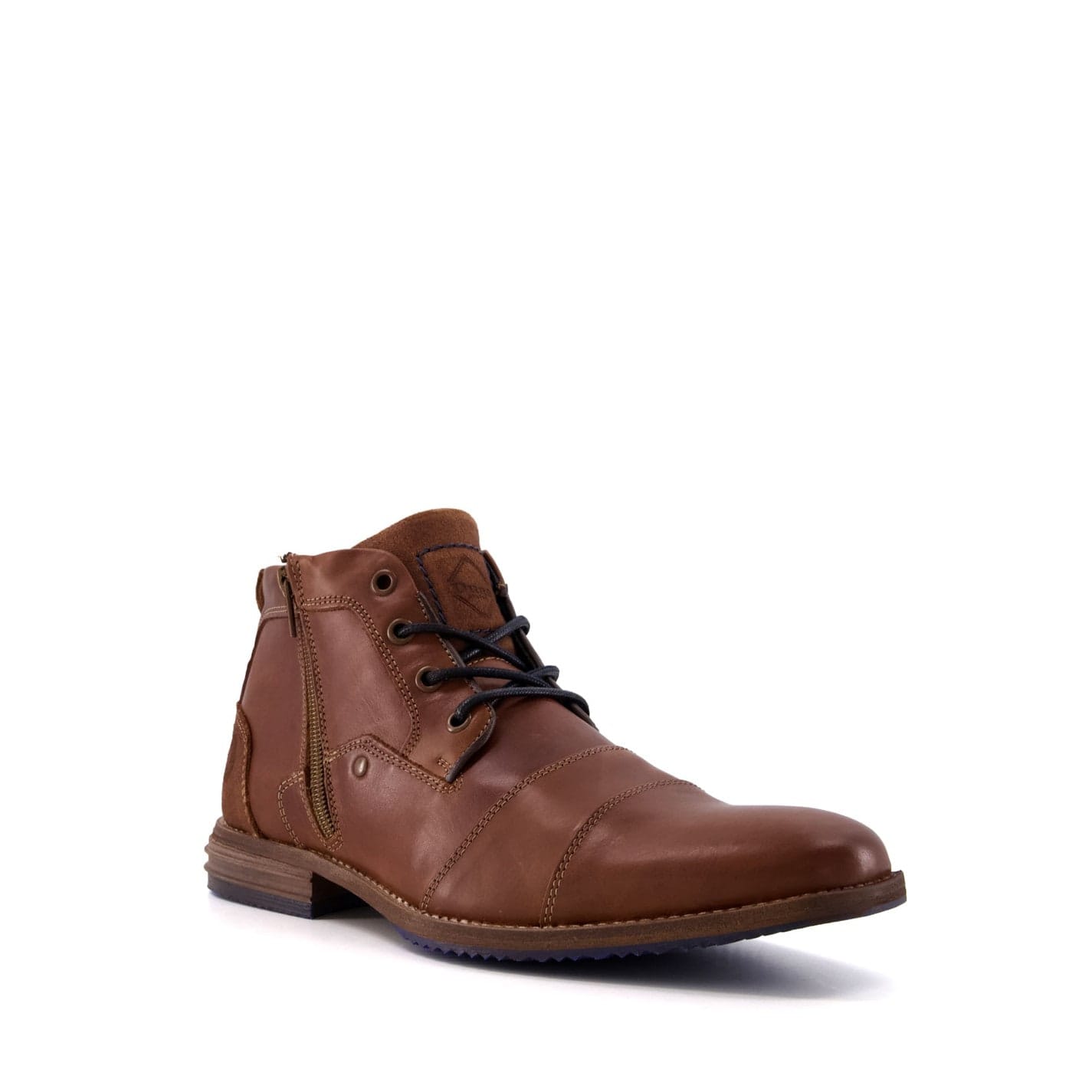 Dune captains boots brown hotsell