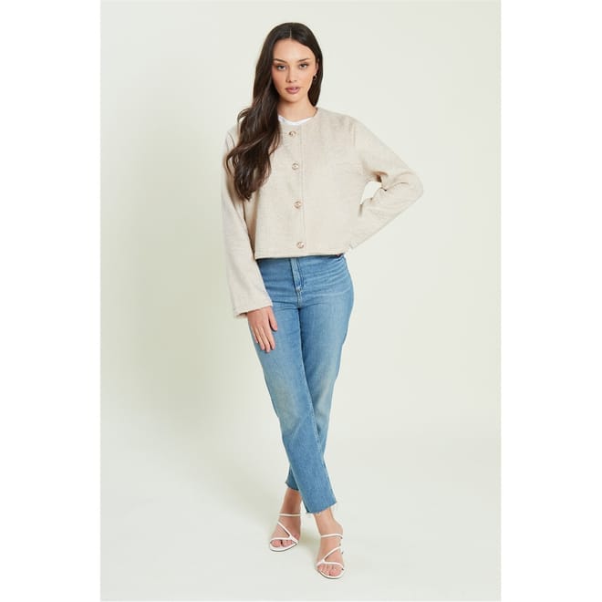 Longline Padded Regular Fit Jacket