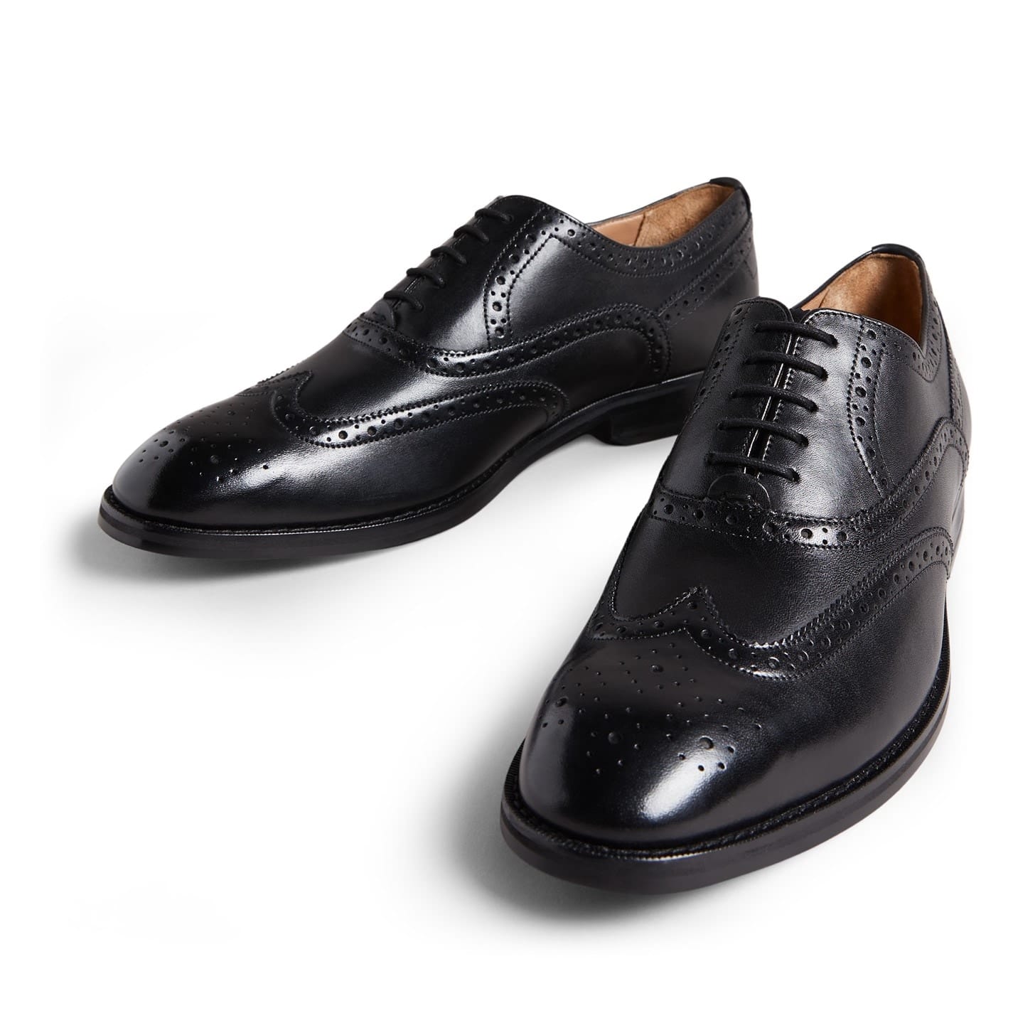 Ted baker black brogue boots online