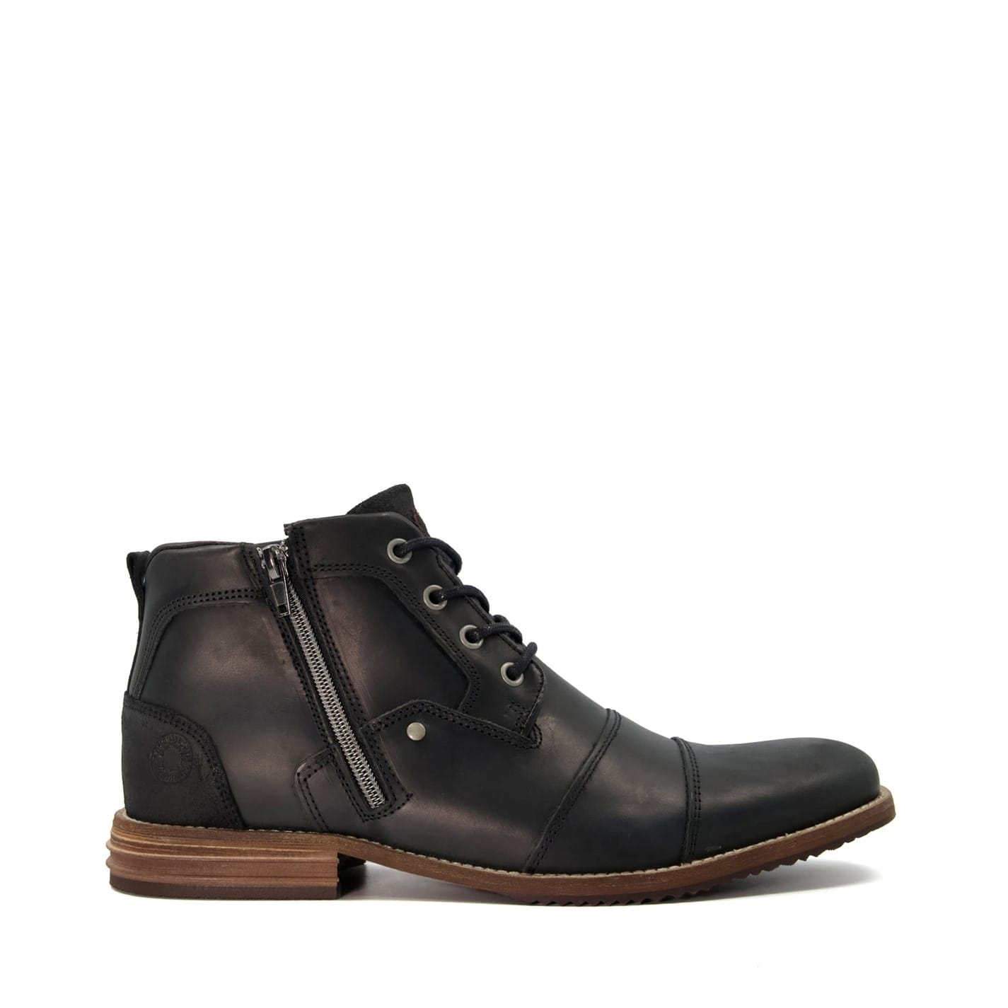 Dune captains boots black on sale