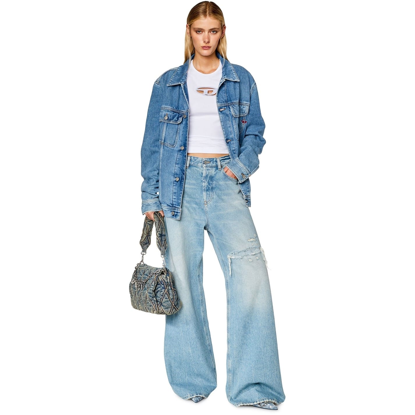 DIESEL★ T-Angie Oval D Tシャツ DIESEL T-Angie Oval D T-Shirt | SportsDirect.com New Zealand