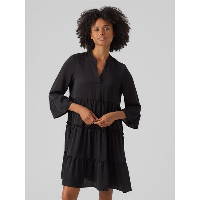V-Neck Knee Length Shirtdress