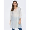 Tie Neck Three Quarter Sleeve Blouse