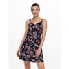 Kl V-Neck Mini A-Line Dress