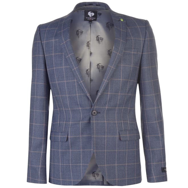 Mens Jasper Chequered Blazer Jacket