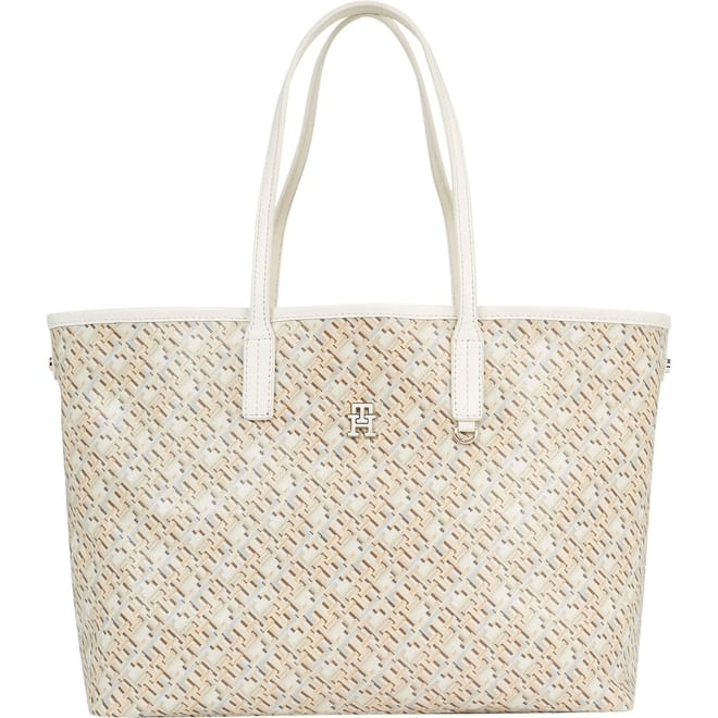 Mono Geometric Tote Bag