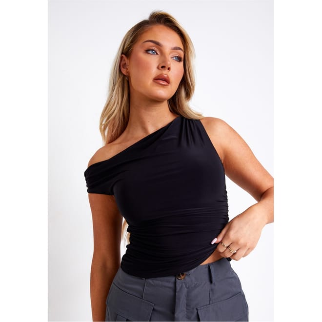 White Super Soft Off The Shoulder Top