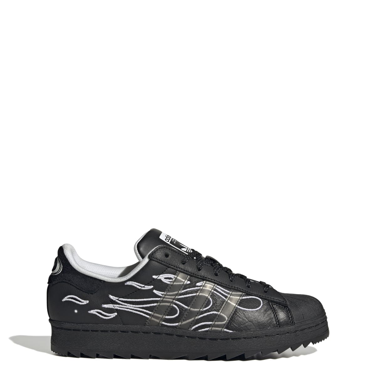 Black adidas Originals NSRC Superstar Ripple Trainers - Get