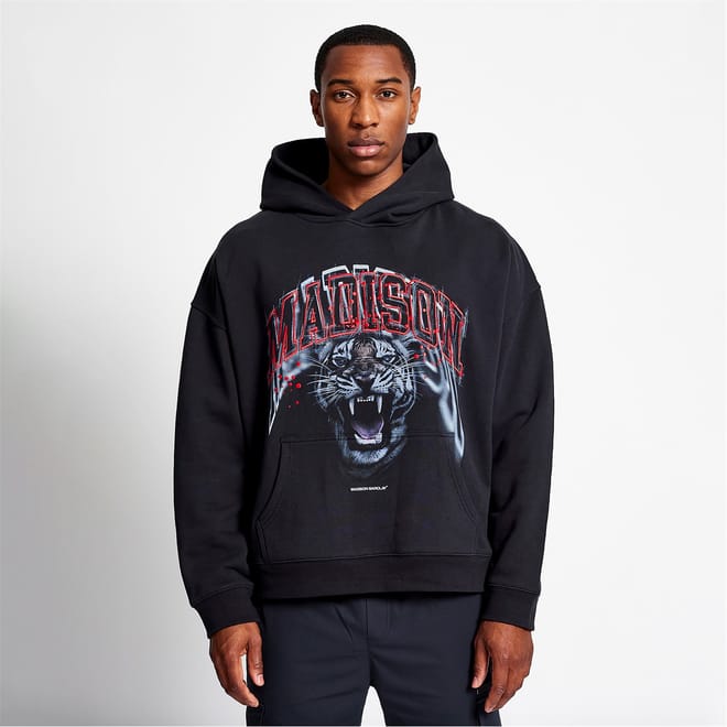 Bengal Hooded Relaxed Fit Sweatshirt