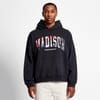 Distress Hooded Relaxed Sweatshirt