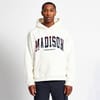 Distress Relaxed Fit Hooded Sweatshirt